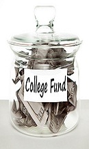 College savings jar image